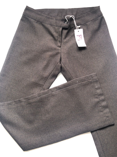 Pantalon Sastrero Negro Rayado