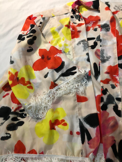 Kimono Seda con Flecos