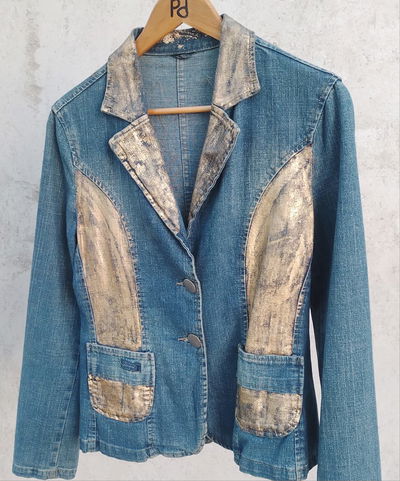 Blazer Foiled Denim