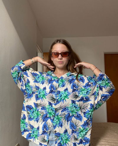 Camisa Floreada Buenos Aires XXXL