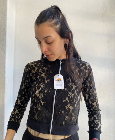 CAMPERA ENCAJE