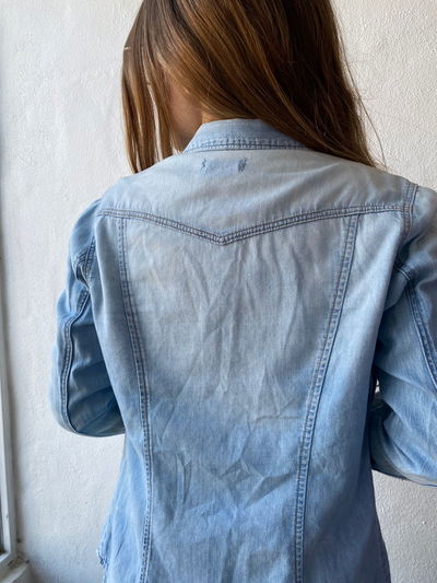 CAMISA HYM CELESTE DENIM