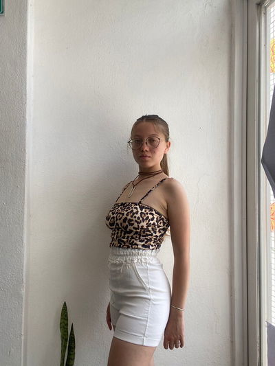 SHORT BLANCO ELASTIZADO 