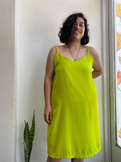 VESTIDO LIMA CON TIRAS