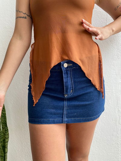 MINIFALDA JEAN VINTAGE