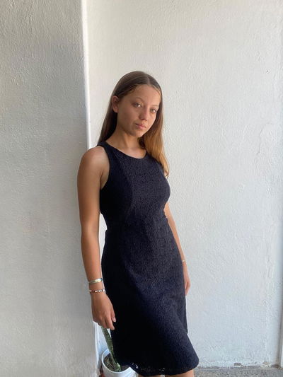 VESTIDO NEGRO HALTER 