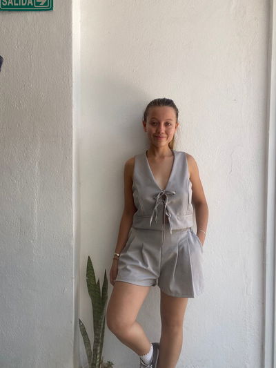 SHORT SASTRERO TABLEADO
