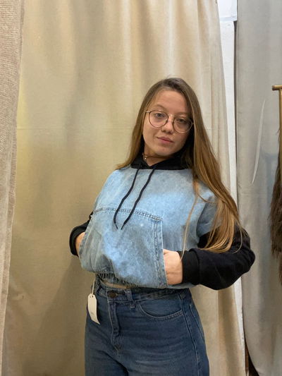BUZO DENIM BLUE