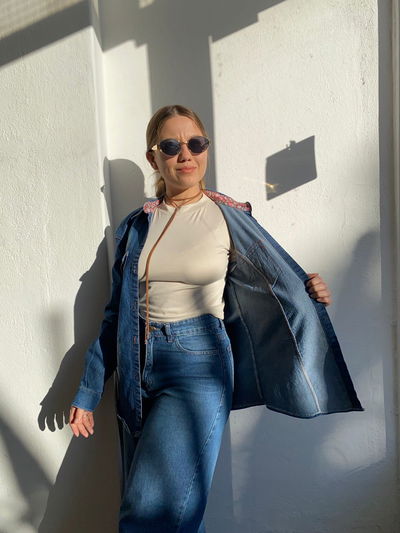 CAMISA DENIM AZUL