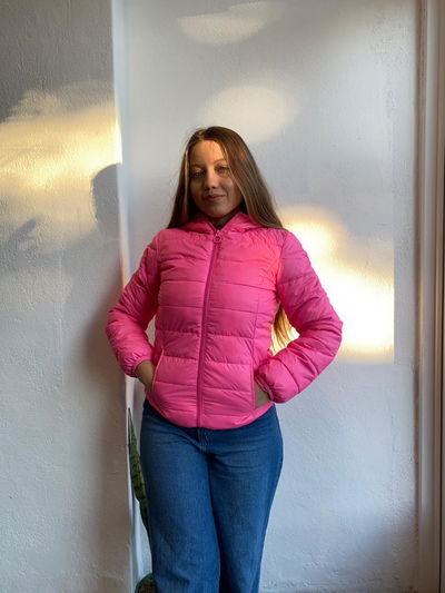 PUFFER FUCSIA FALABELLA