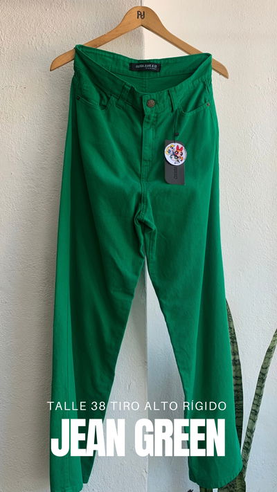 Wide Leg Verde Cuerda 