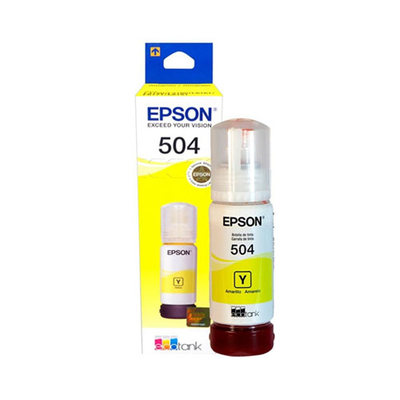 Tinta Epson 504 Amarillo 70ml Original