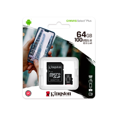 Tarjeta de Memoria Micro SD 64GB Kingston