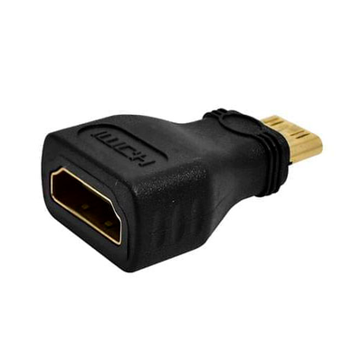 Adaptador Mini HDMI Macho a HDMI Hembra - Nisuta