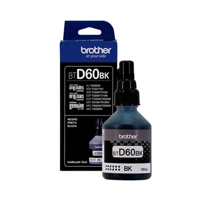 Tinta Brother D60 Negro 108ml Original