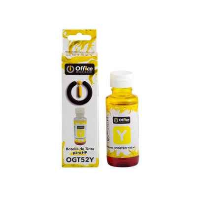 Tinta GT52 Amarillo 100ml Office para HP