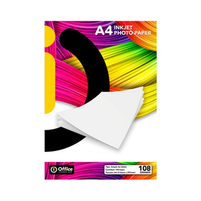 Papel Fotografico Mate A4 180gr 20 Hojas