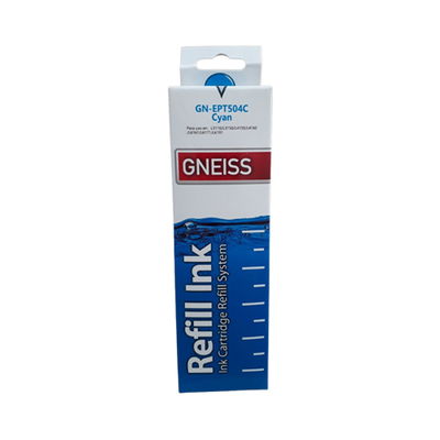 Tinta 504 Cian 70ml Gneiss para Epson