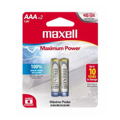 Pila AAA x 2 - 1.5V - Maxell