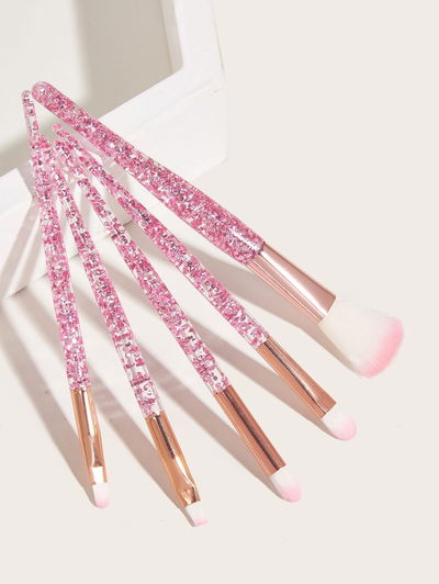 Set de brochas glitter