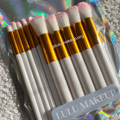 Set de 10 brochas Kabuki | Lulu Makeup