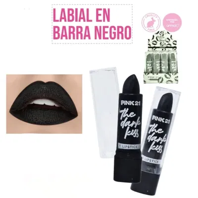 Labial en barra negro Pink21