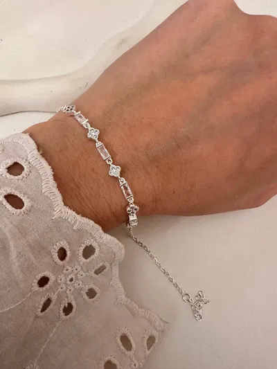 Pulsera pretty - acero blanco
