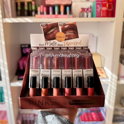 Brillo labial 2 en 1 Pink21