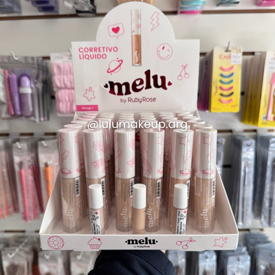 Corrector líquido Melu tapa blanca