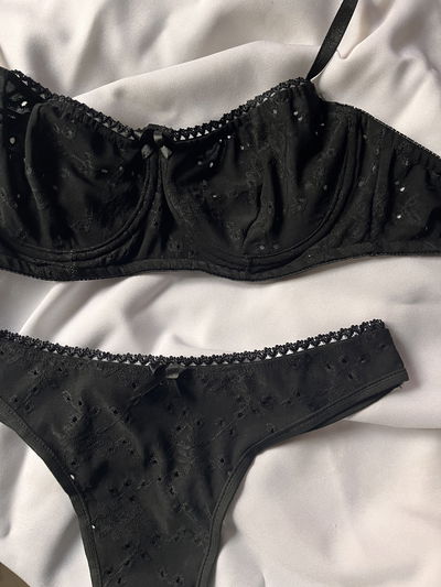 Conjunto Linda Negro