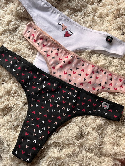 Pack x3 less de algodón estampadas
