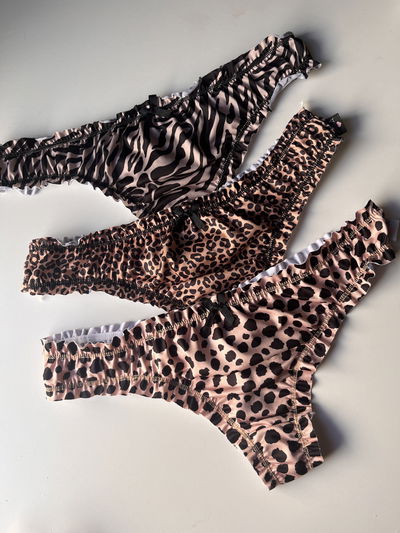 Pack x3 frufru microfibra