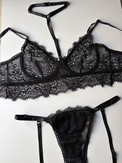 Conjunto Rosé Negro