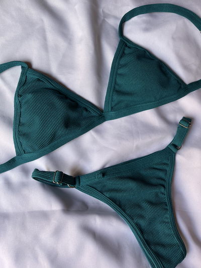 Bikini Lucy Lu verde petroleo