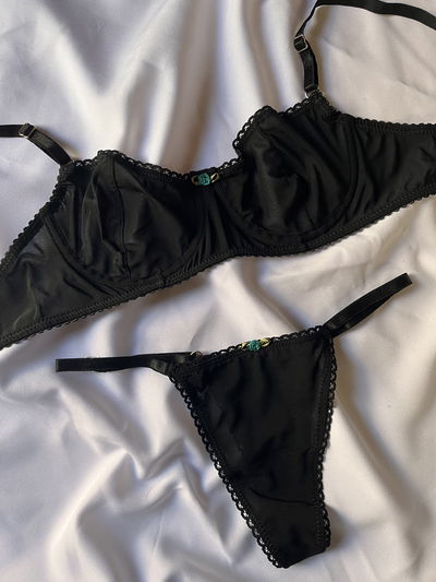 Conjunto Sofia Negro