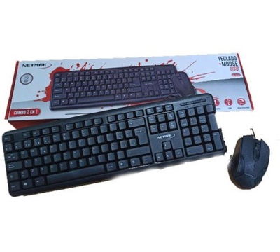 Teclado y Mouse Netmak Usb