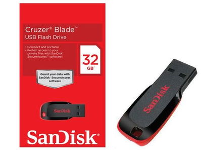 Pen Driver 32GB Sandisk Cruzer Blade