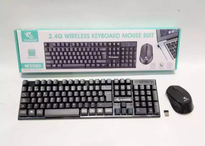 KIT TECLADO Y MOUSE INALAMBRICO