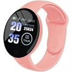 Reloj Smartwatch D18 Bluetooth Rosa