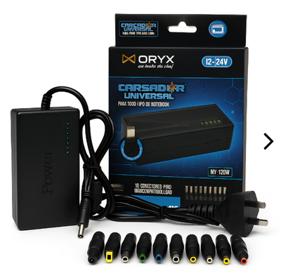 Cargador Notebook Universal ORYX MY-120W