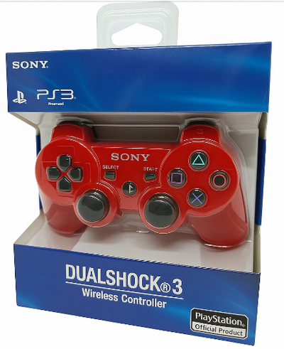 Joyticks Inalambrico Bluetooth para Play 3 Rojo