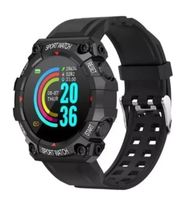 Reloj Inteligente Fd68 Smartwacht Negro 
