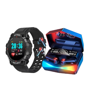 Combo Reloj Fd68 Auricular M28