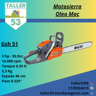 Motosierra Oleo Mac