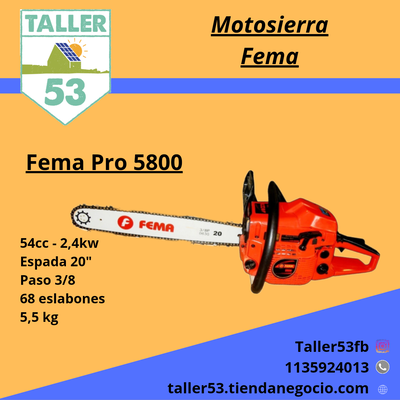 Motosierra Fema