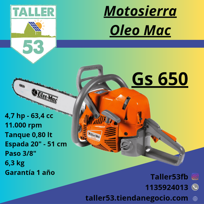 Motosierra Oleo Mac 