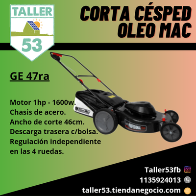 Corta cesped Oleo Mac
