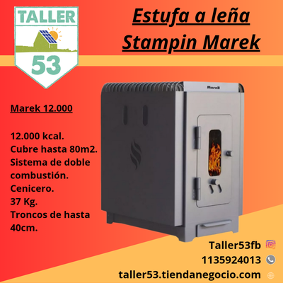 Estufa a leña Marek