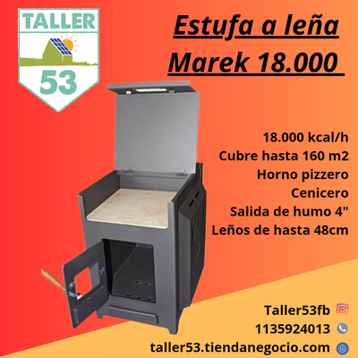 Estufa a leña Marek 
