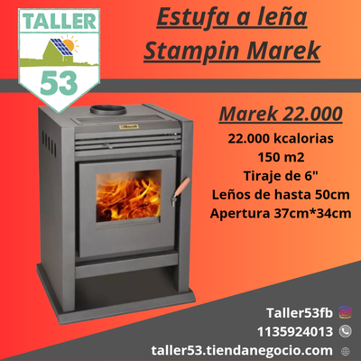 Estufa a leña Marek 